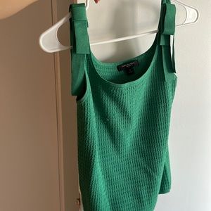 Ann Taylor Tank with bow tie shoulders - size Small Petite